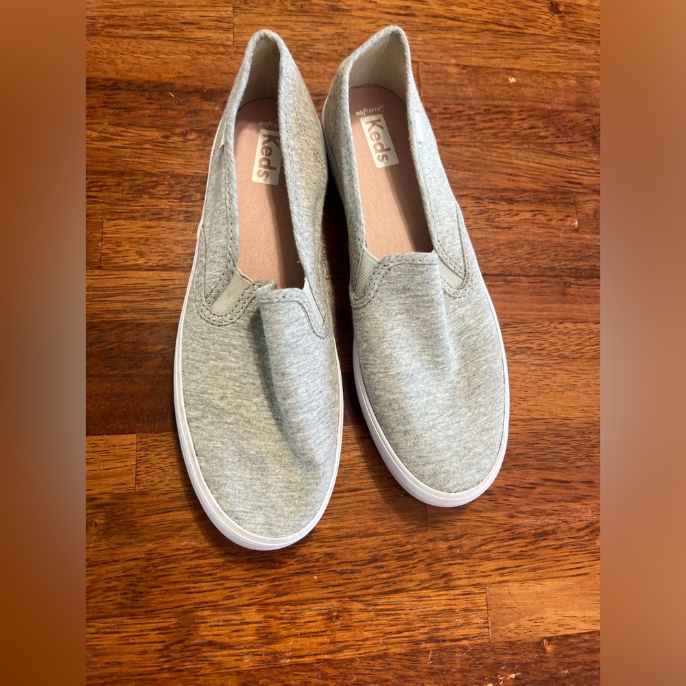Keds Grey Slip On Sneakers